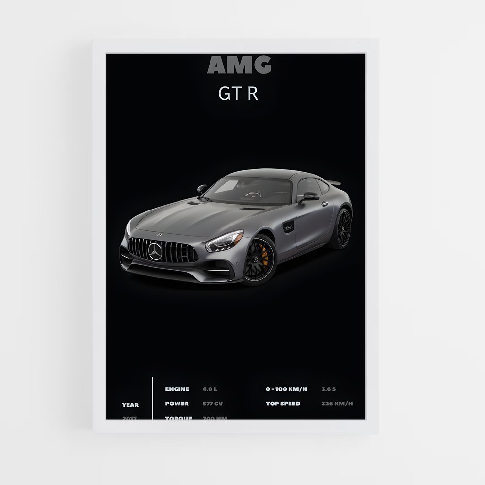 Poster Vitesse de Luxe – affiche Mercedes (vue 3)